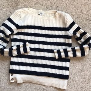 Striped merino wool sweater